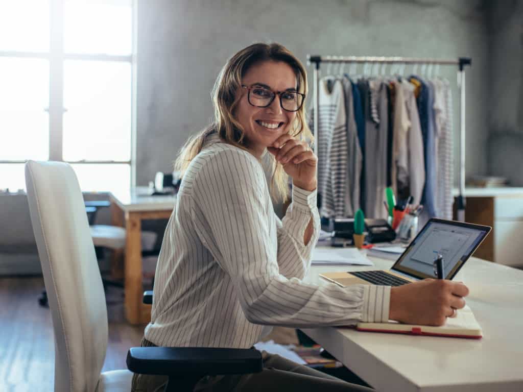 Successful small business owner