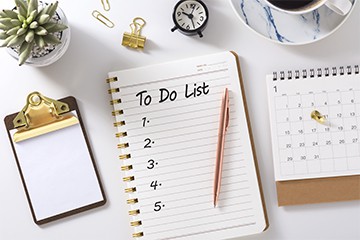 Productivity Tips - Create to-do lists