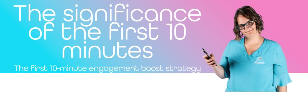 Jump-starting your social media engagement: With the first 10-minute rule
