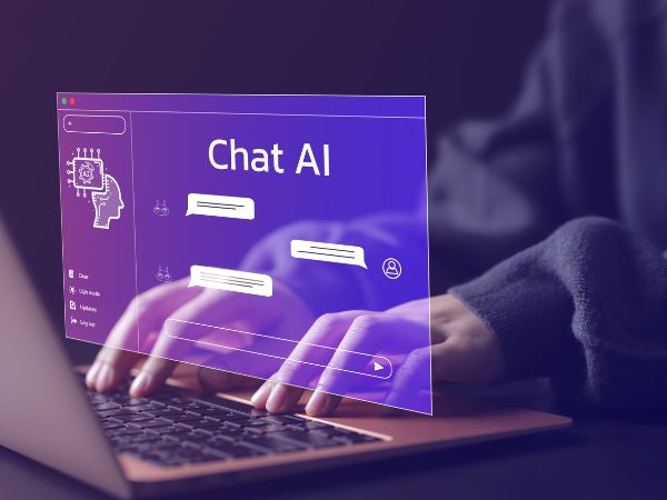 Image of someone using Chat to create AI-Driven Content Strategy