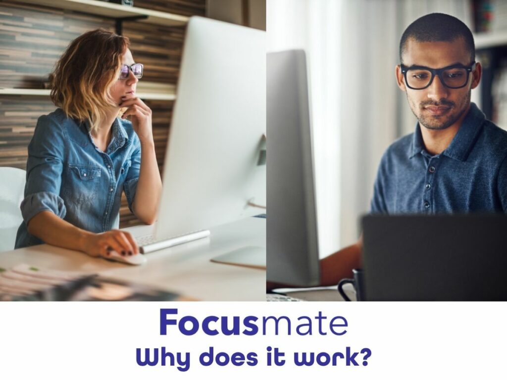 Virtual coworkers showing how body doubling supports focus and accountability, especially for ADHD productivity.