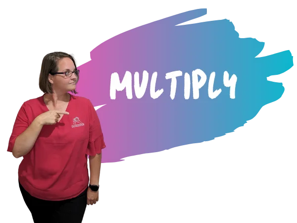 Ellie Clare pointing to ‘Multiply’ repeat habits to compound results.